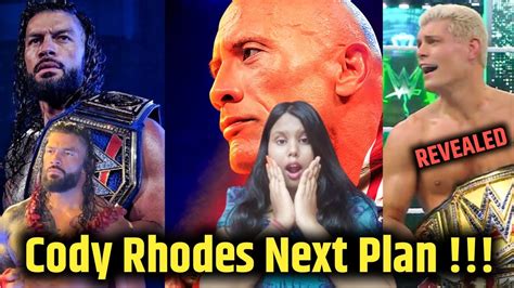 Cody Rhodes New Plan Revealed After WrestleMania40 Summerslam 2024