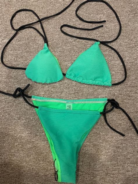 Shein Neon Bikini On Carousell