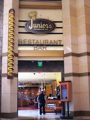 Junior's Restaurant | Ny restaurants, Restaurant, Restaurant bar