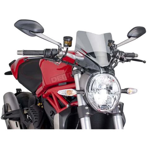 Puig Hi Tech Parts Smoke Naked New Generation Sport Windscreen H Sport Bike Motorcycle