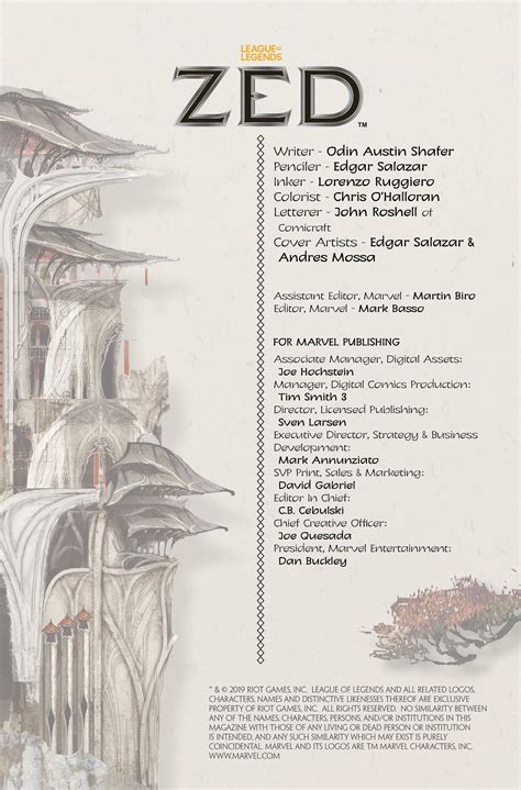 Zed: Issue 1 | League of Legends Wiki | Fandom