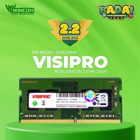 Jual Memory Long Dimm Visipro Gb Ddr Memori Ram Ddr Gb Ram