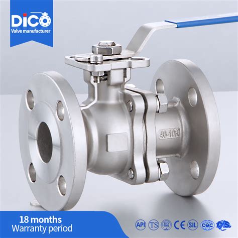 Jis Stainless Steel Flange Ball Valve Ss With High Pressure Rating