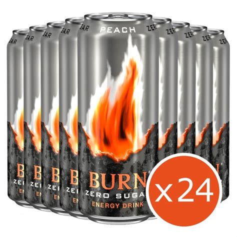 Burn Peach Zero Sugar Energy Drink At The Best Price. Buy Cheap With ...