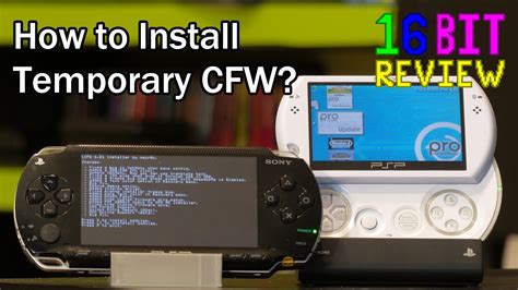 How To Install Temporary Custom Firmware Cfw On Your Psp 16 Bit