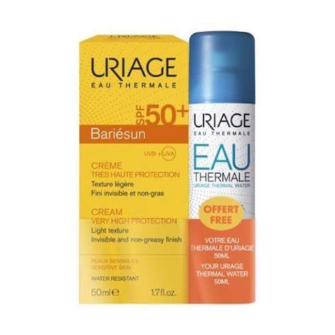 Uriage Bariésun Creme SPF50 Uriage Água Termal 50 mL 50 mL