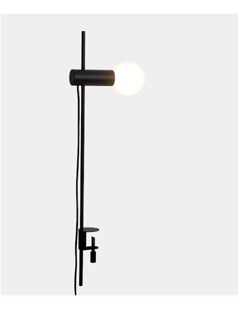 Lámpara de mesa Nude Clip LedsC Cabezal orientable Lámpara con pinza E