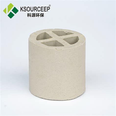 1 Inch Cross Ring Vendor Ceramic Partition Ring For Coal Gas Industry