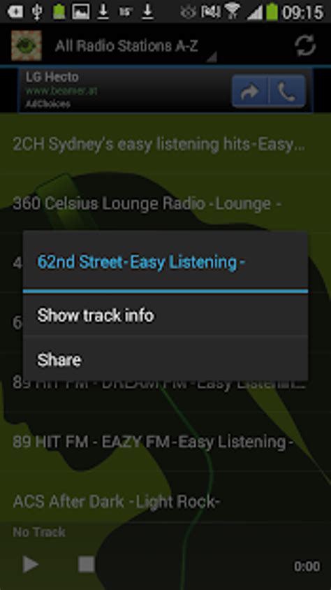 easy listening radio stations apk  android