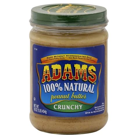 Adams Peanut Butter Crunchy 16 Oz Instacart