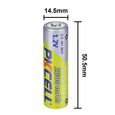 Pkcell V Aa Nimh Mah Rechargeable Batteries Pcs Original