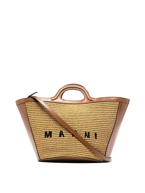 Totes Bags Marni Tropicalia Small Tote Bag BMMP0068Q0P386000M50