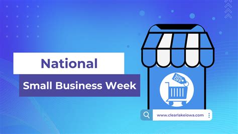 National Small Business Week Clear Lake Iowa