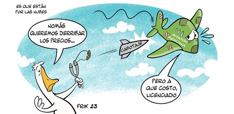 Cartón de Frik Es que están por las nubes