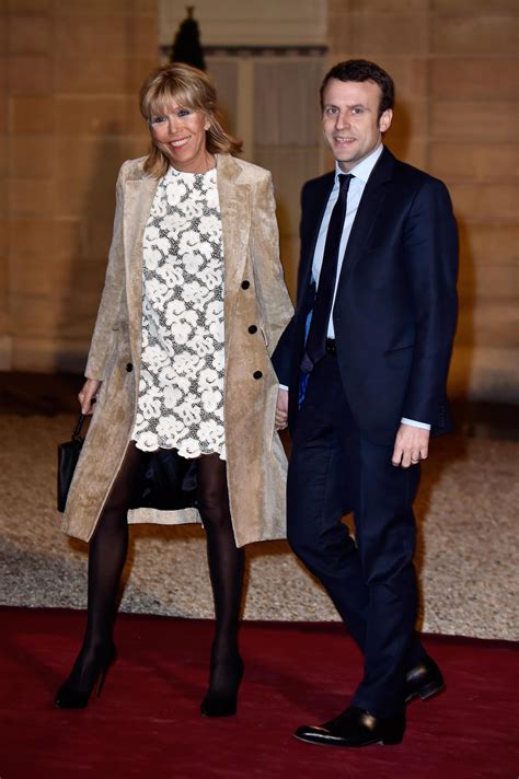 Brigitte Macron Wows In Shimmering Blue Dress For State Dinner