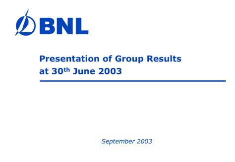 bnl  investor