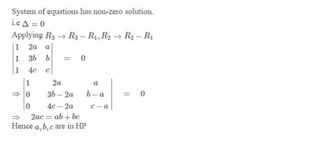 If The System Of Linear Equationsn X 2 Pi Y A Z 0 N X 3 B Y B Z 0 Has A Non