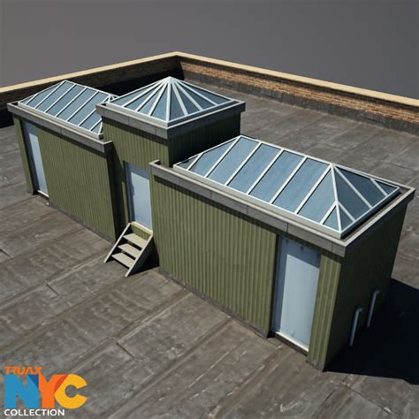 Rooftop Structure Studios 3d Max