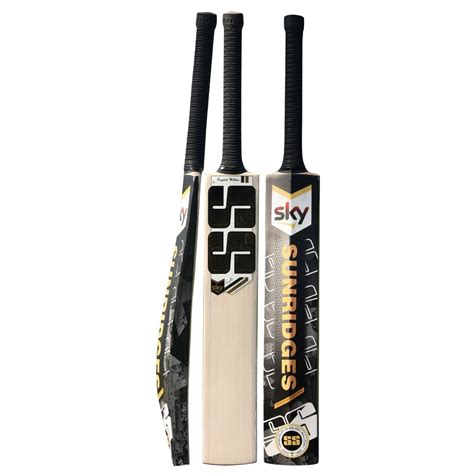 Ss Sky English Willow Cricket Bat Blue And Black Sh Ss Cricket