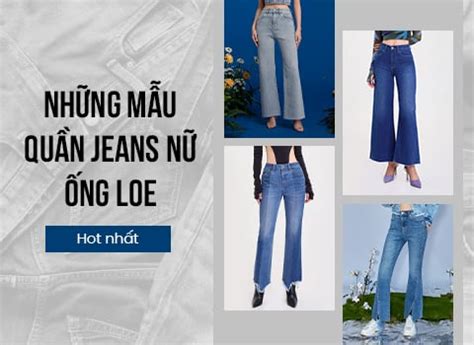 Điểm qua những mẫu quần jeans nữ ống loe hot nhất hiện nay V SIXTYFOUR