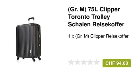 Clipper Clipper Toronto Trolley Reisekoffer Schwarz
