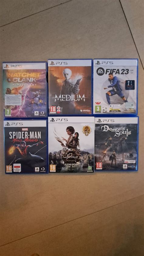 Zestaw Gier Fifa Ratchet And Clank Spider Man Demon S Souls Mediu