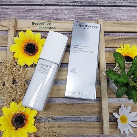 SHISEIDO Men Energizing Moisturizer Extra Light Fluid 100ml ผลิต 04/ ...
