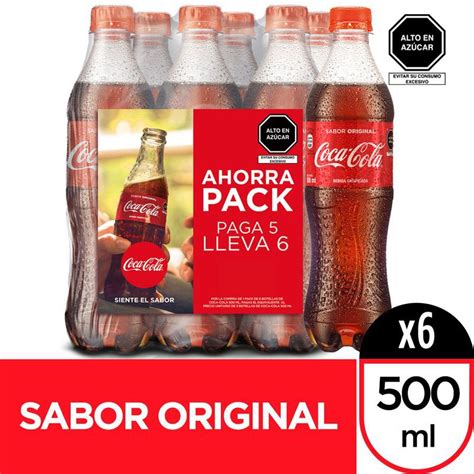 Gaseosa Coca Cola Original Ml Sixpack Tottus Per