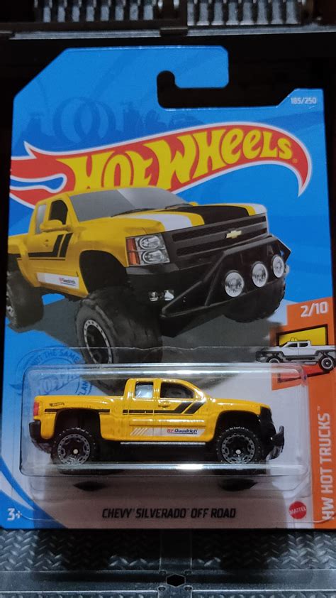 Hot Wheels Chevy Silverado Off Road Hot Trucks Lazada Ph