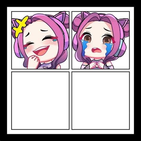 Custom Twitch Emotes Or Kick Emotes Cute Chibi Anime Style Twitch Emote