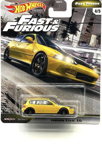 Hot Wheels Premium Honda Civic Eg Fast Tuners