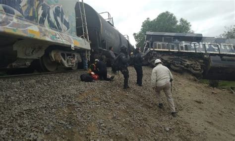 Tren Se Descarrila En Apaxco Edomex Y Deja Heridos Tabasco Hoy