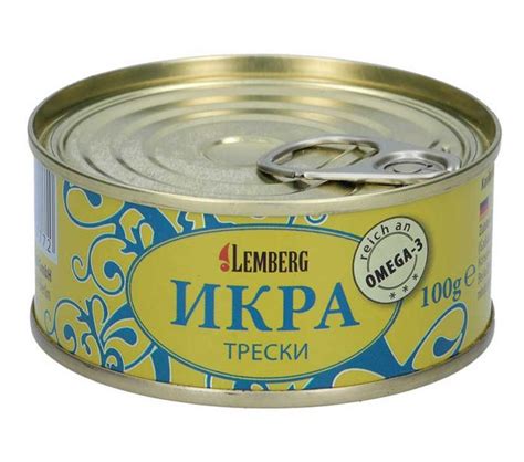 Купить Икра Трески Lemberg 100гр в Киеве, Одессе, Харькове, Днепре по ...