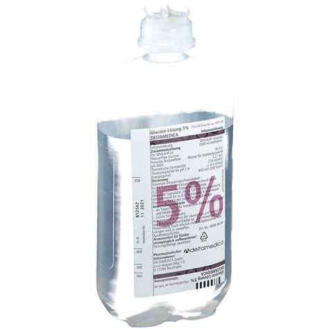 Glucose 5% Plastikflasche 1x500 ml - Shop Apotheke