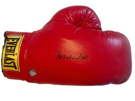 Muhammad Ali Autographed Vintage Everlast Red Boxing Glove Superstar G