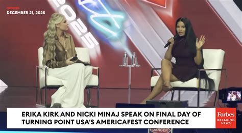 Nicki Minaj Reaffirms Anti-Trans Views at Turning Point USA Event ...