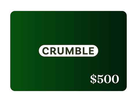 Crumble Gift Cards