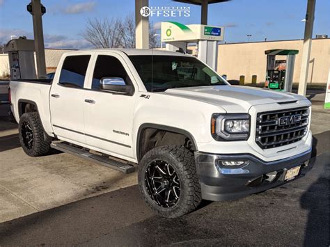 2018 Gmc Sierra 1500 With 20x10 18 Hostile Alpha And 33125r20 Nitto Ridge Grappler And