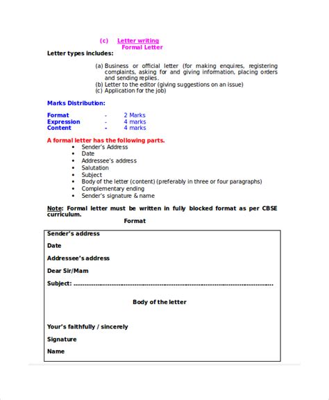 15+ Formal Letter Formats - PDF, DOC, Apple Pages, Google Docs