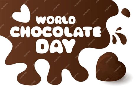 Premium Vector Happy World Chocolate Day