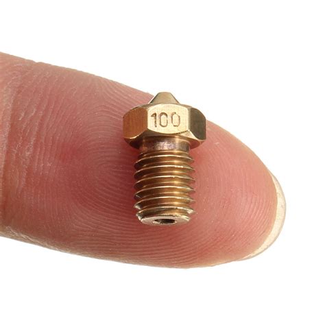 pcs  brass nozzle mm  mm filament copper nozzle extruder