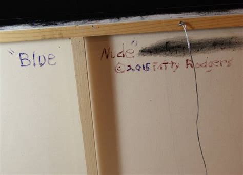 Blue Nude Painting By Patty Rodgers Saatchi Art