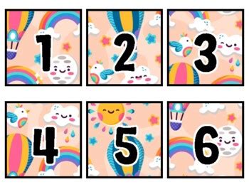 Hot Air Balloons Classroom Calendar Set By Swati Sharma Tpt