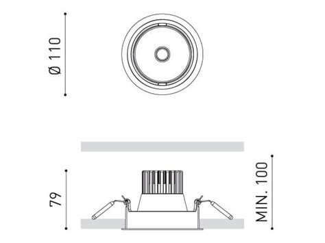 Wellit M Spot Encastrable Led Orientable En Aluminium By Arkoslight