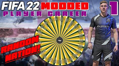 RANDOM PLAYER CREATION FIFA 22 Realism Modded Player Career Mode