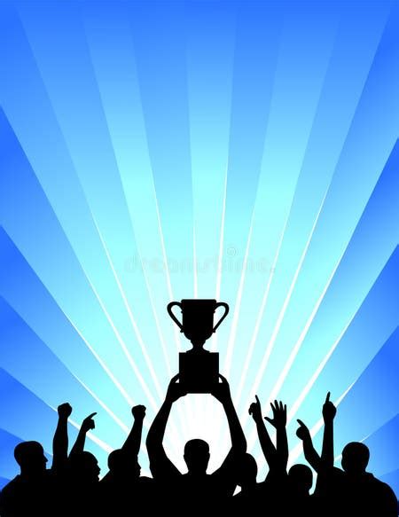 Championship Team Celebration Stock Illustration - Illustration of ...