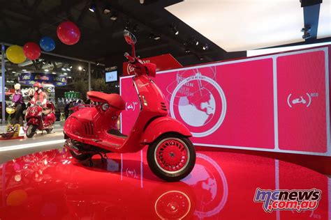 Vespa Red Vespa Partner Red Charity Mcnews