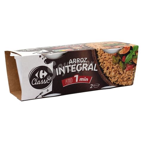 Carrefour Arroz Redondo Integral Para Microondas Classic Carrefour Sin