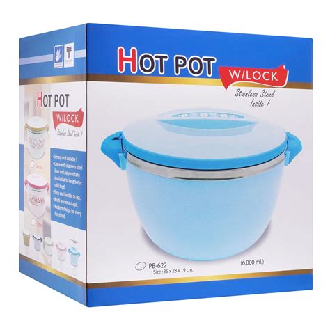 Buy Happy Ware Hot Pot With Lock X X Cm Ml Golden Su Online At Special Price In
