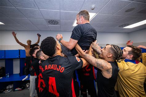 Barcelona players, Joan Laporta react to La Liga title success